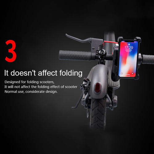 Support Téléphone Universel pour Trottinette & Vélo – Rotation 360°, Anti-Vibrations