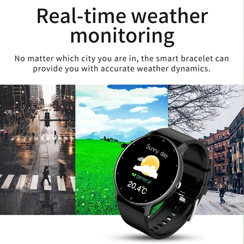 LIGE BW0223 – Montre connectée ronde 1,28 pouce