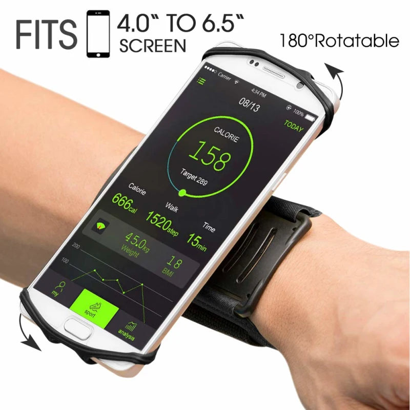 RUBINZHI – Support téléphone de sport pour bras ou poignet