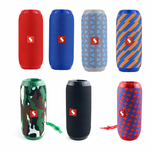 Enceinte Bluetooth Portable avec Subwoofer & Micro Intégré – 7 Coloris, Lecture MP3