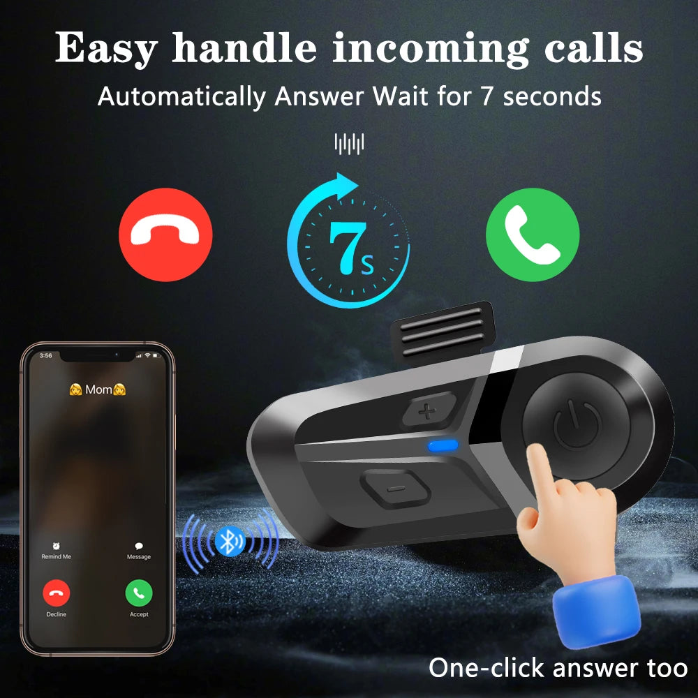 Kit audio Bluetooth pour casque moto – Micro rigide ou souple