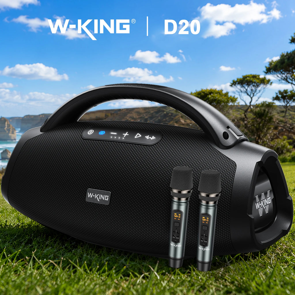 W-KING D20 – Enceinte Bluetooth 5.4 avec fonction karaoké