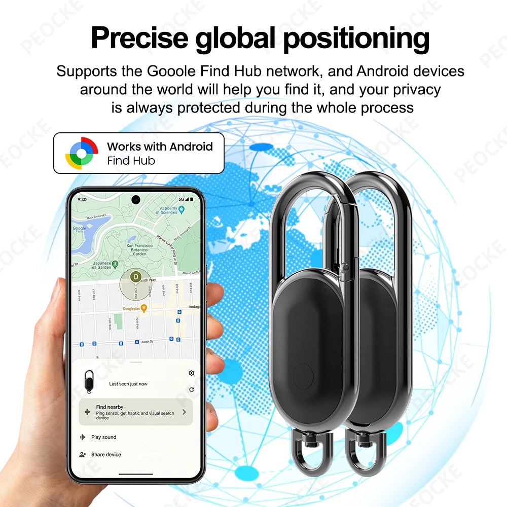 Peocke – Balise Bluetooth pour objets, version Apple ou Android au choix