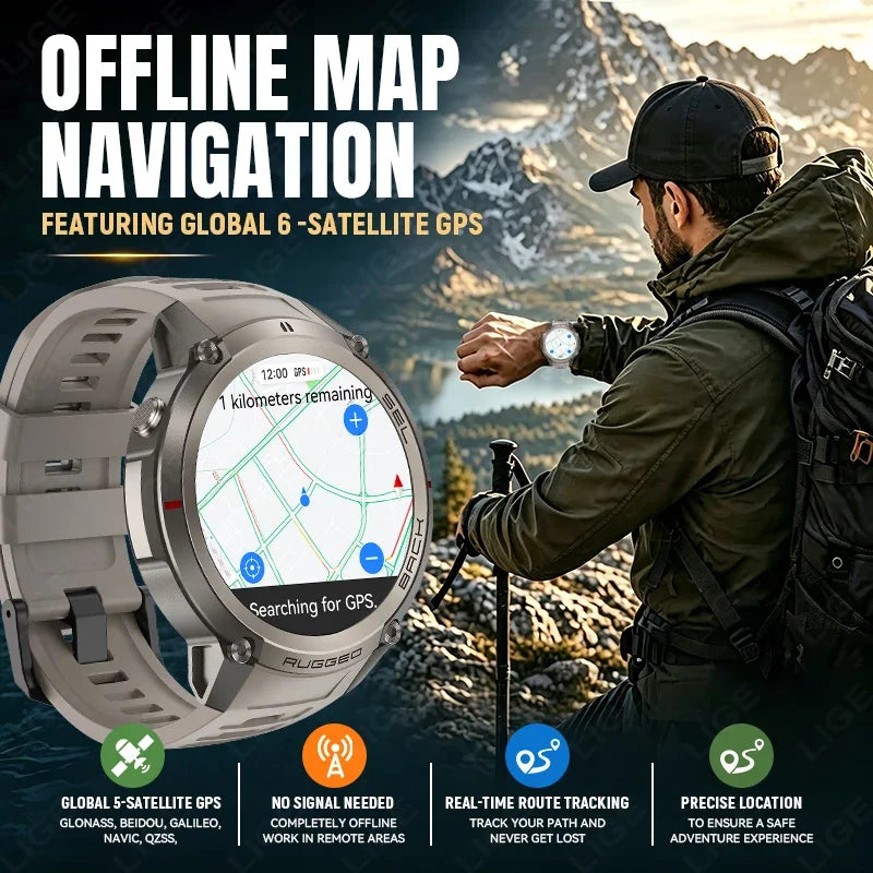 DM59-GPS – Montre connectée sport AMOLED 1,43 pouce