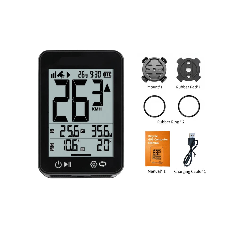 Bikevee BKV-3101 – Compteur GPS vélo sport écran 2,4 pouces
