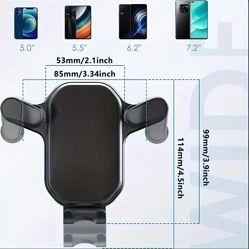 W11 – Support téléphone auto pour grille d’aération