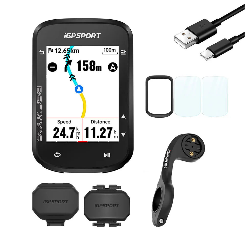 iGPSPORT BSC200S – Compteur GPS vélo sport avec navigation et écran couleur
