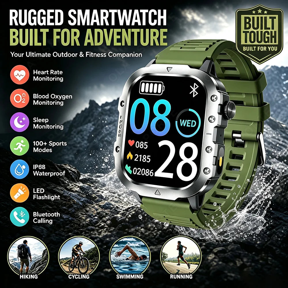 HW12 – Montre connectée sport avec écran tactile 2,01 pouces