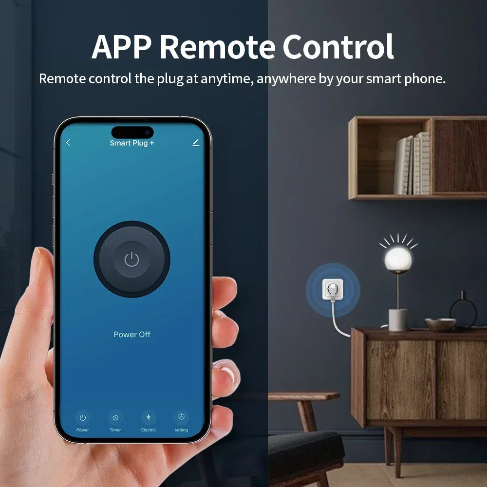 TNCE – Prise maison connectée Tuya Wi-Fi ou Zigbee avec suivi d’énergie