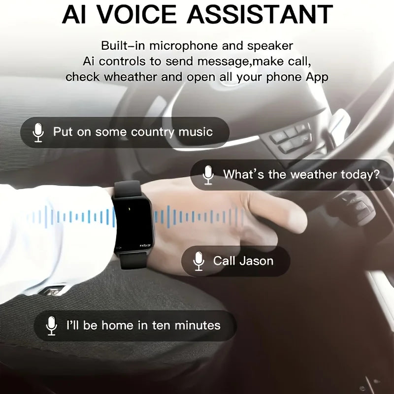 VETXI – Montre connectée 1,83 pouce avec appels Bluetooth