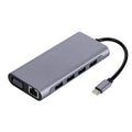 Kebidumei – Hub USB-C 11-en-1 avec HDMI, VGA et Ethernet