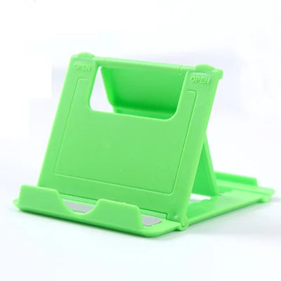 Support de bureau pliable en plastique pour téléphone