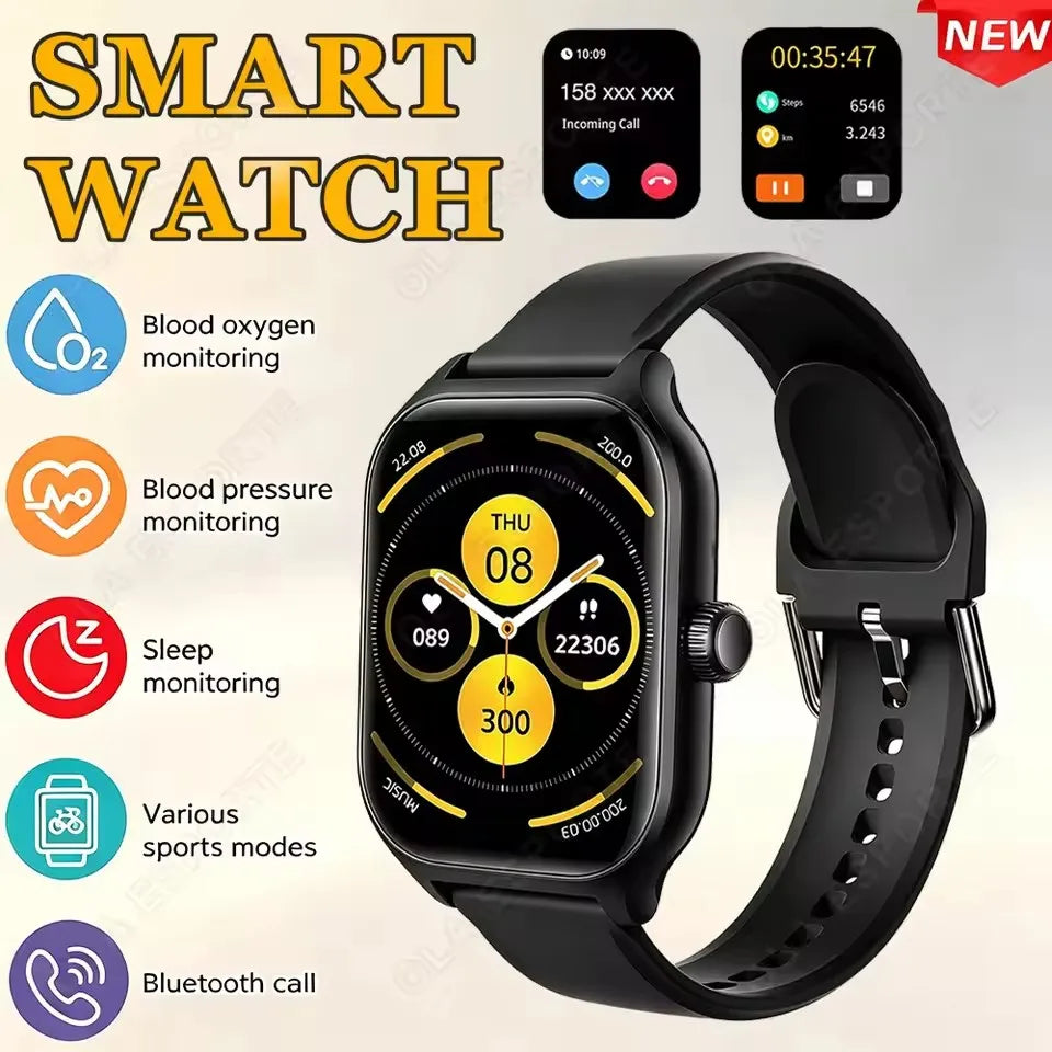 Ola Esporte – Montre ronde OLED 1,4 pouce avec appels Bluetooth