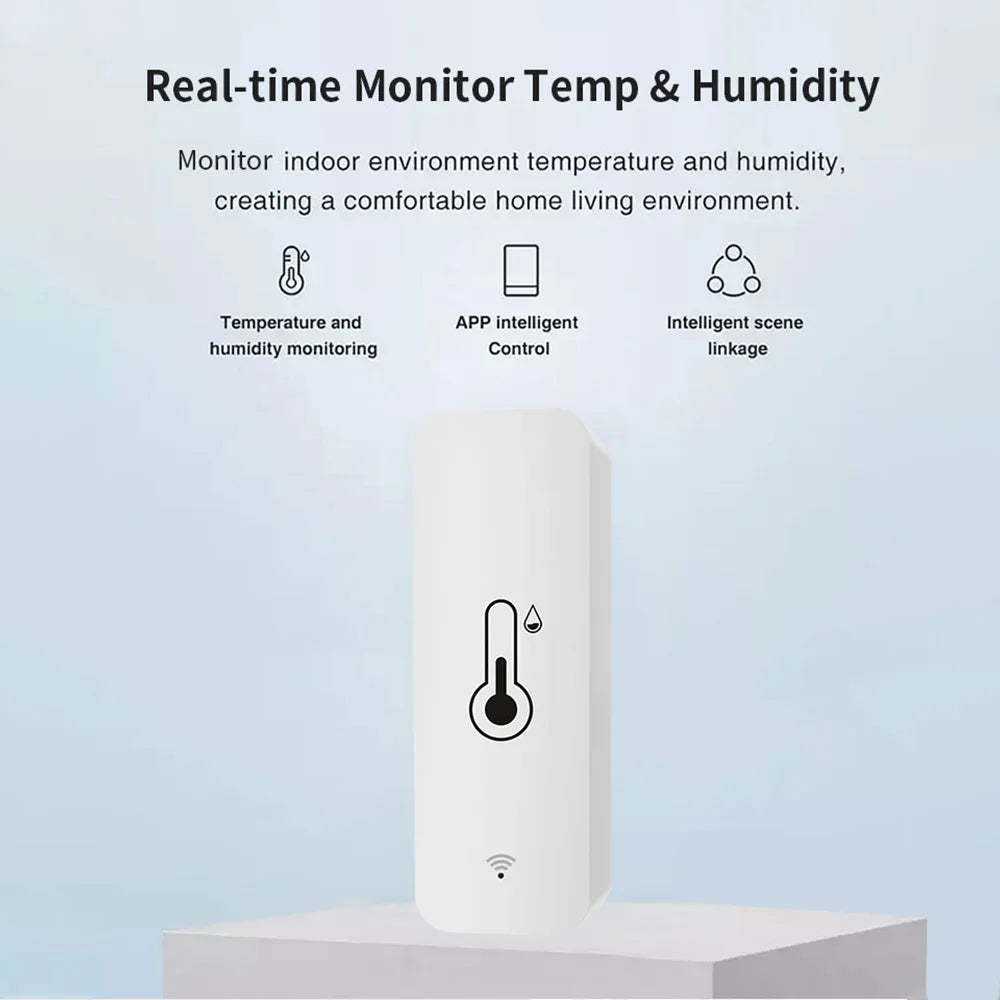 RightSitu – Capteur température et humidité Wi-Fi Tuya pour maison