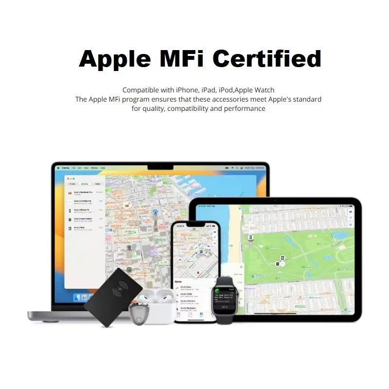 F40 – Carte de localisation Bluetooth pour portefeuille et bagages