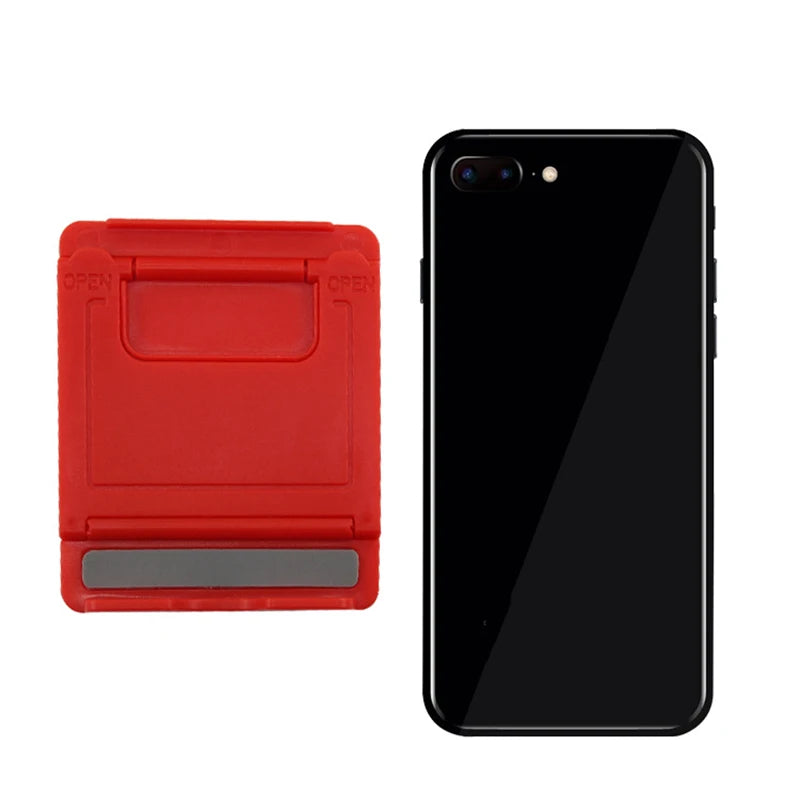 Support de bureau pliable en plastique pour téléphone