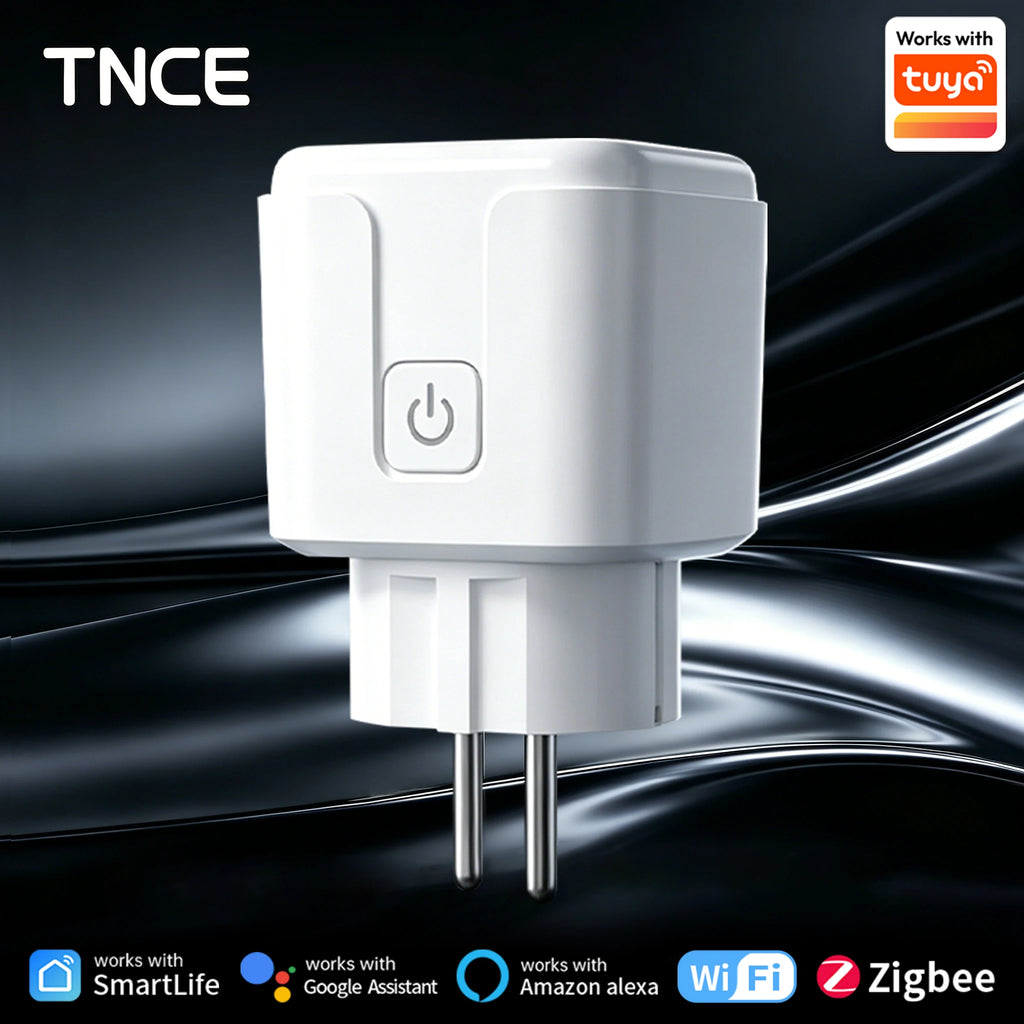 TNCE – Prise maison connectée Tuya Wi-Fi ou Zigbee avec suivi d’énergie
