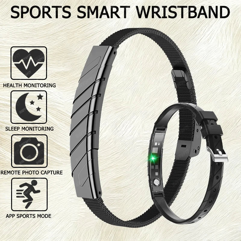 Paazomu – Bracelet connecté sport sans écran, finition au choix