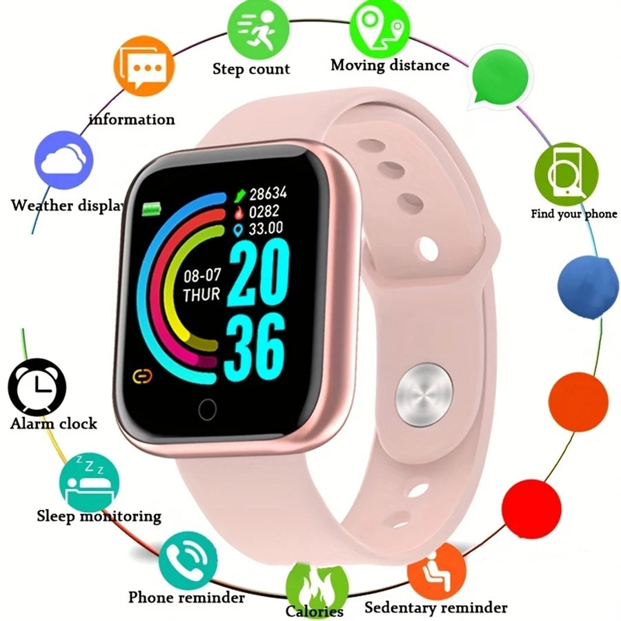 CHAONB 116 Plus / Y68 – Montre connectée 1,44 pouce à commande par touche