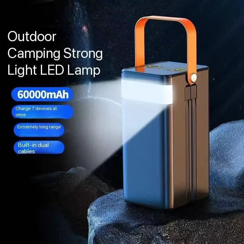 NDNNAS – Batterie externe USB et USB-C avec éclairage LED annoncé