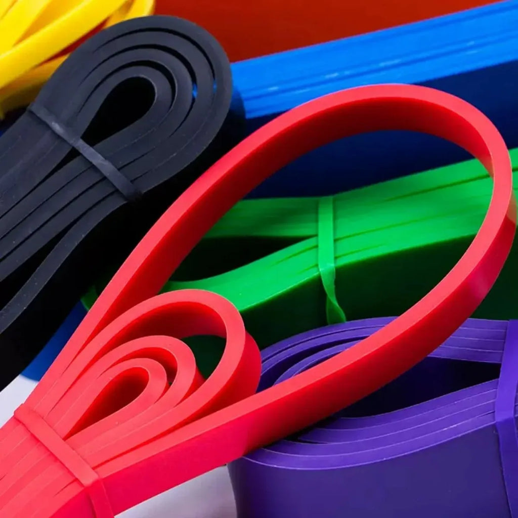 Bande de résistance fitness en TPE – Couleur et niveau au choix
