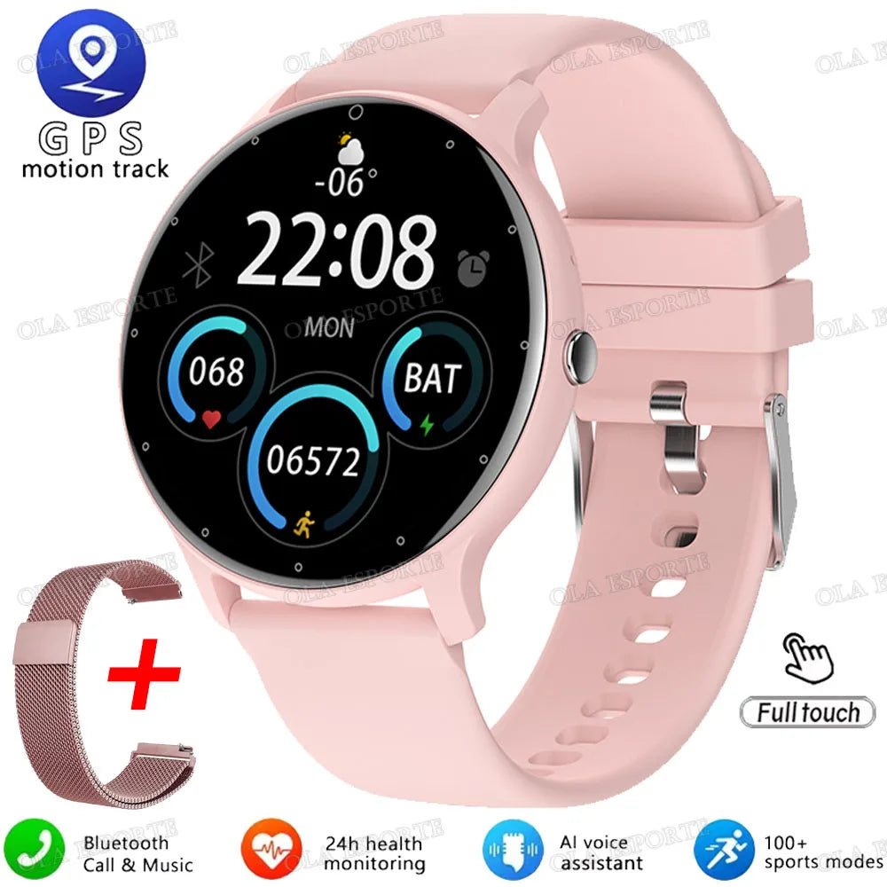 Ola Esporte – Montre connectée ronde avec suivi d’activité