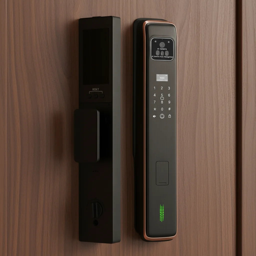 V50 – Serrure connectée Tuya pour maison, empreinte et code