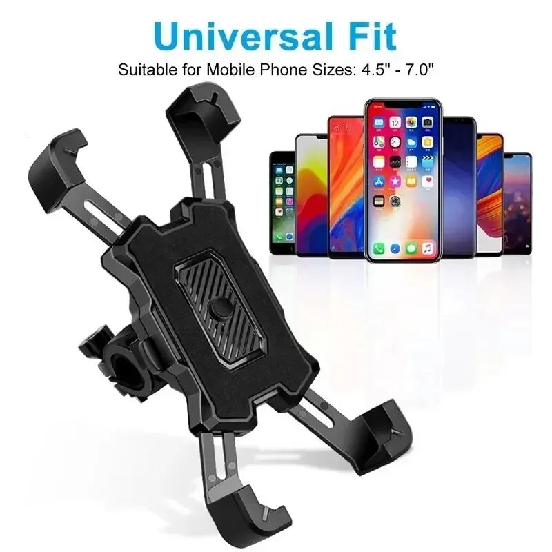 Support téléphone vélo et moto noir – Orientation à 360°