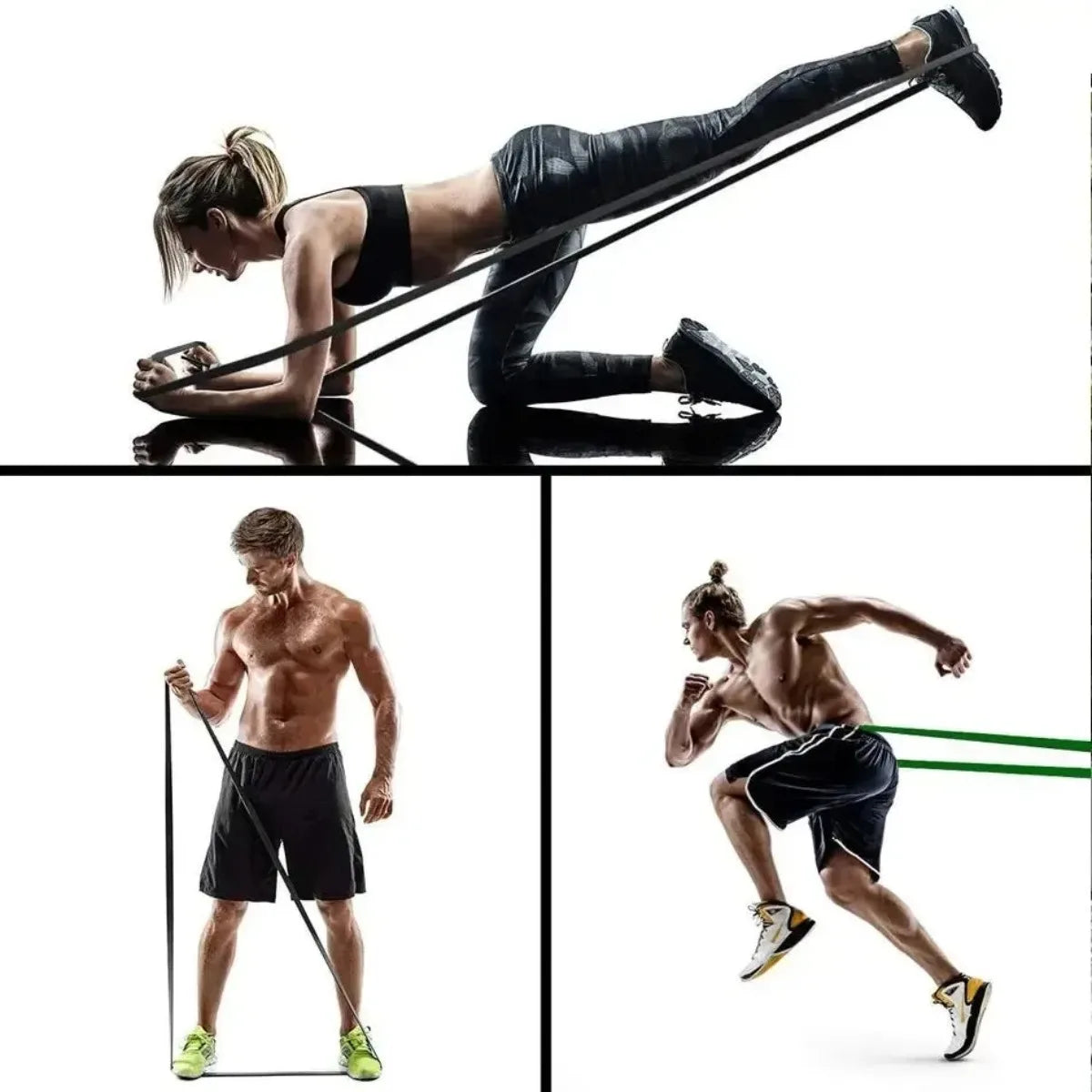 Bande de résistance fitness en TPE – Couleur et résistance au choix