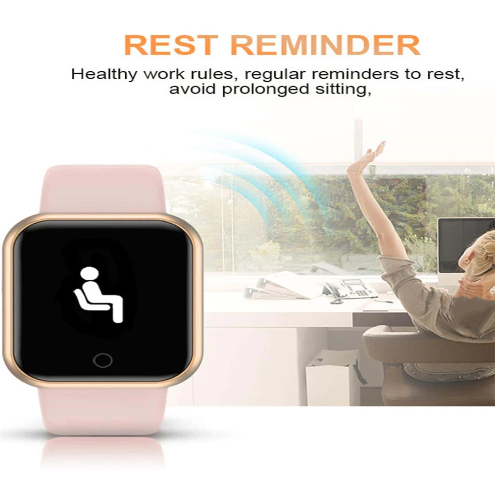 CHAONB Y68 / 116 Plus – Montre connectée sport à recharge USB