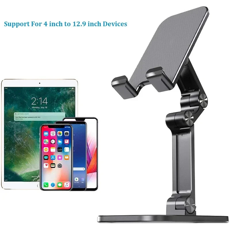 YANGGLOB – Support de bureau pliable à trois sections pour téléphone