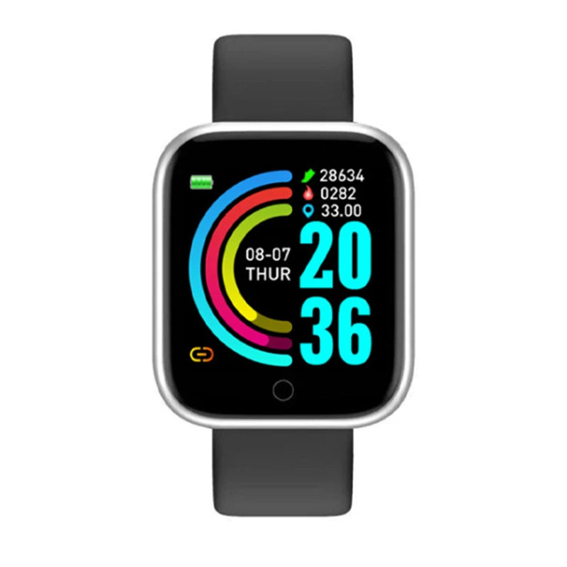 CHAONB Y68 / 116 Plus – Montre connectée sport à recharge USB