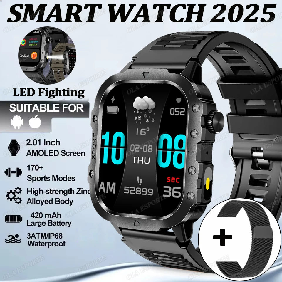 HW12 – Montre connectée sport avec écran tactile 2,01 pouces