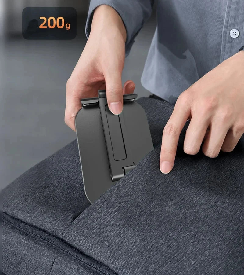 YANGGLOB – Support de bureau pliable à trois sections pour téléphone