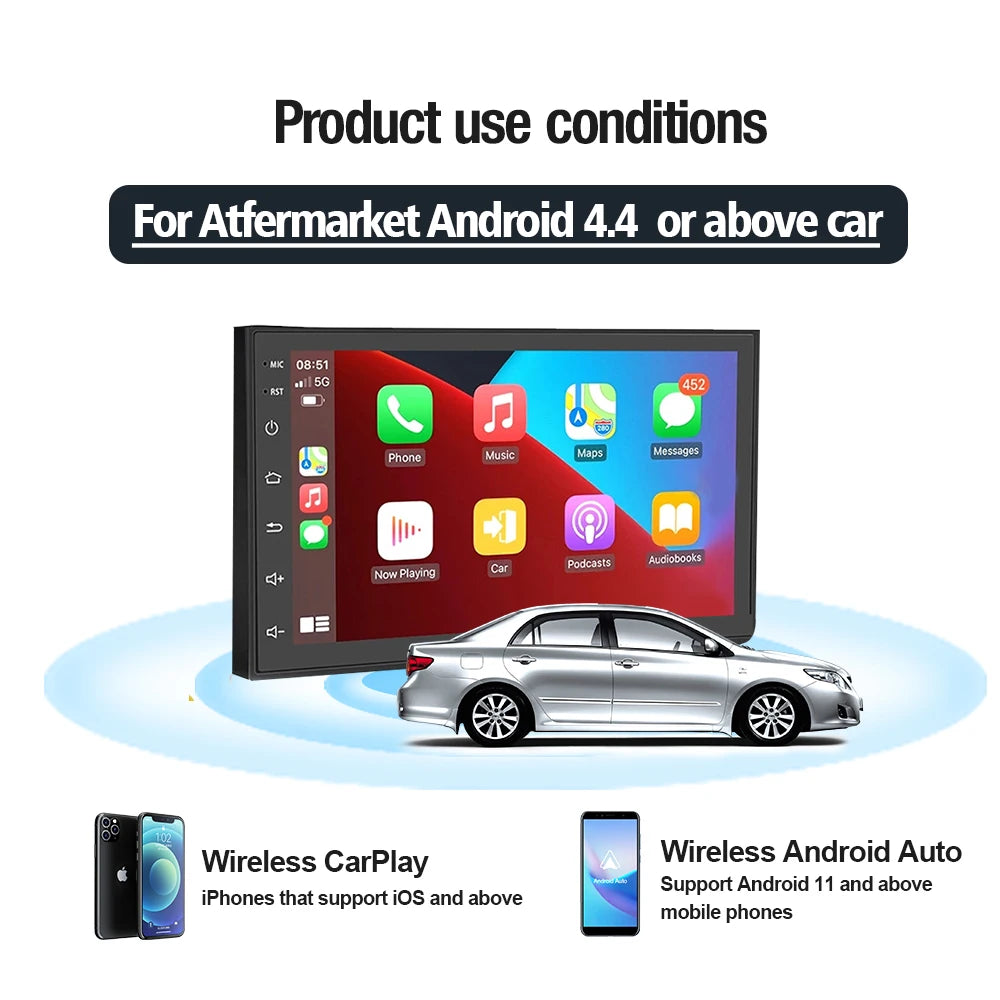CarlinKit – Adaptateur auto CarPlay et Android Auto pour autoradio Android