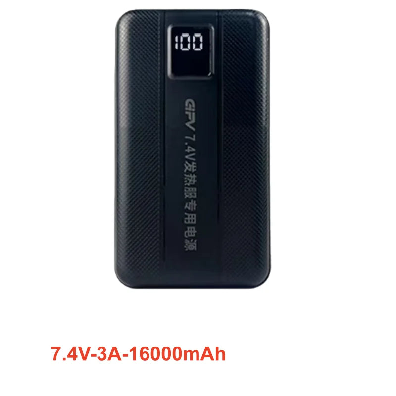 Batterie externe pour vêtement chauffant avec sorties DC et USB