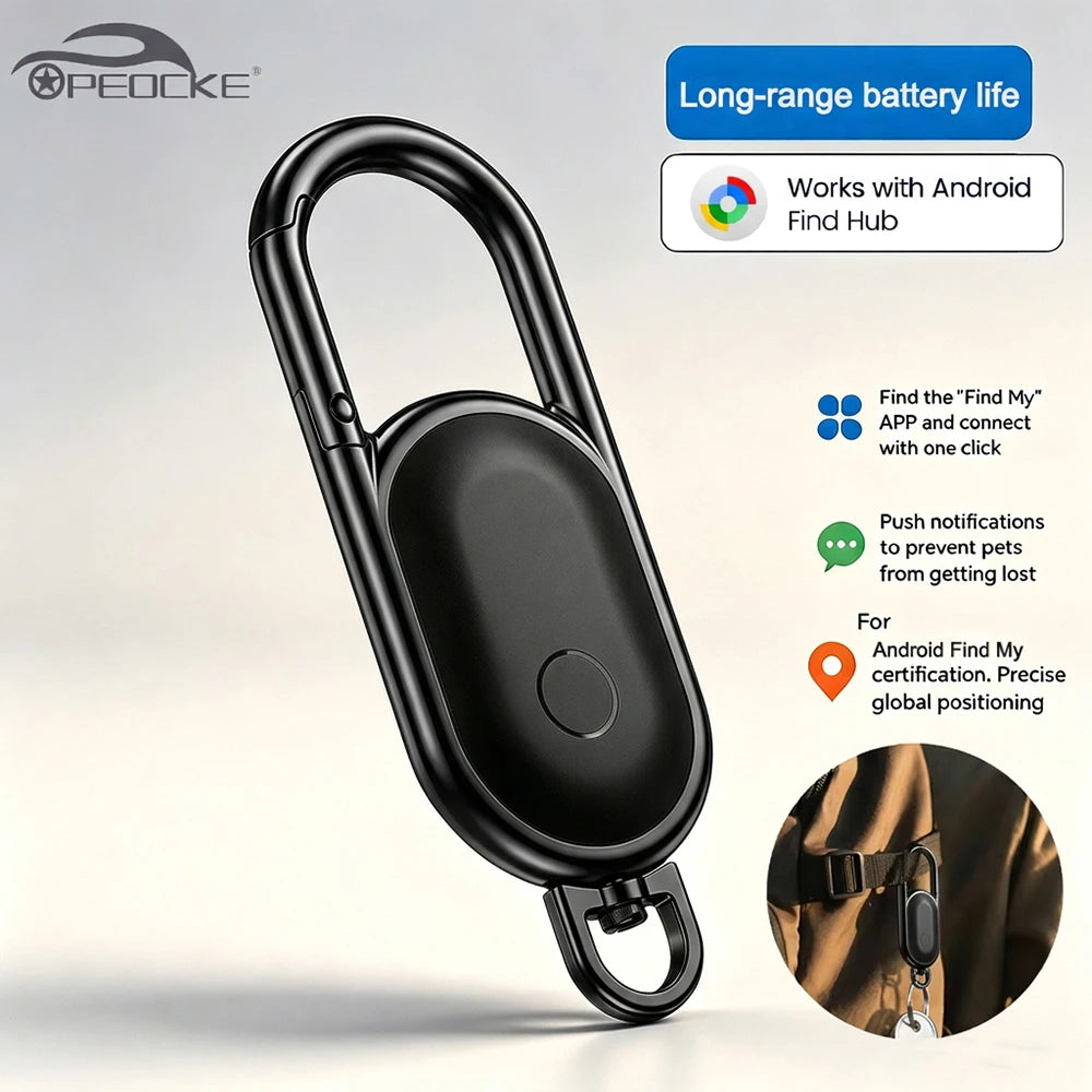 Peocke – Balise Bluetooth pour objets, version Apple ou Android au choix