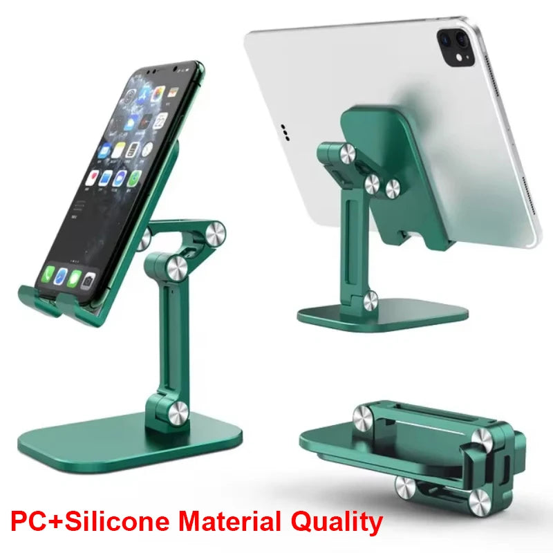 YANGGLOB – Support de bureau pliable à trois sections pour téléphone