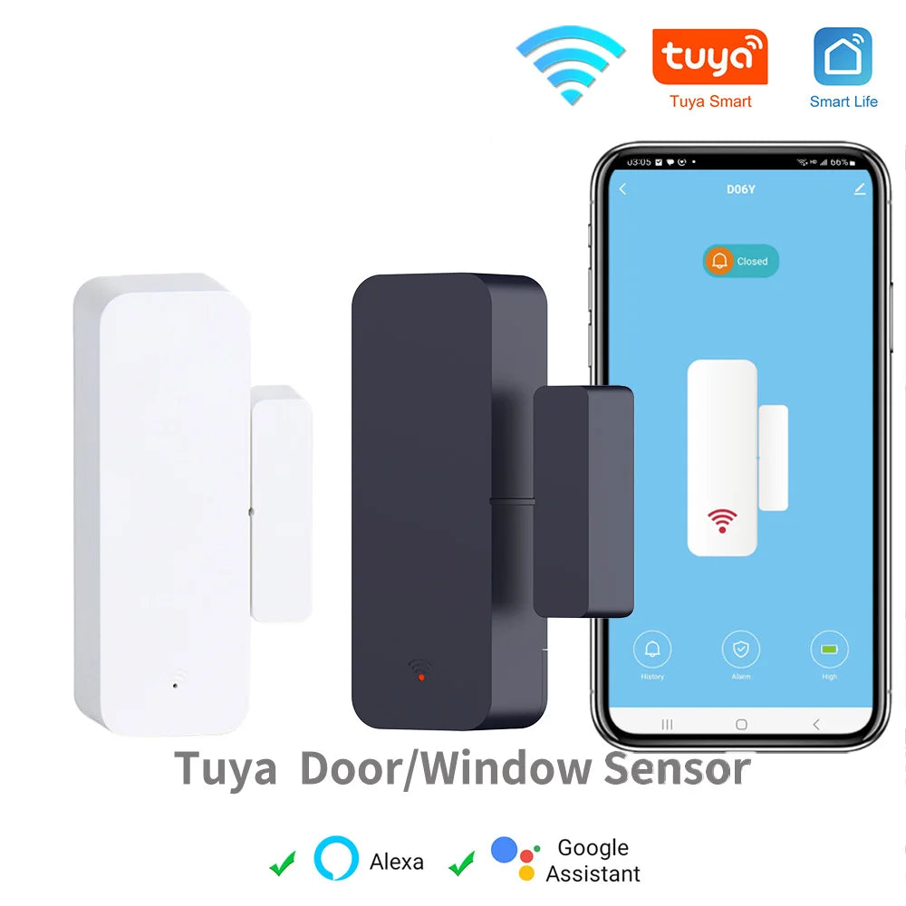 D06 – Détecteur d’ouverture Wi-Fi Tuya pour maison connectée