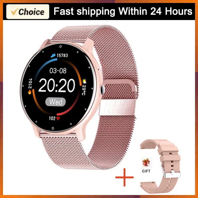 LIGE BW0223 – Montre connectée ronde 1,28 pouce