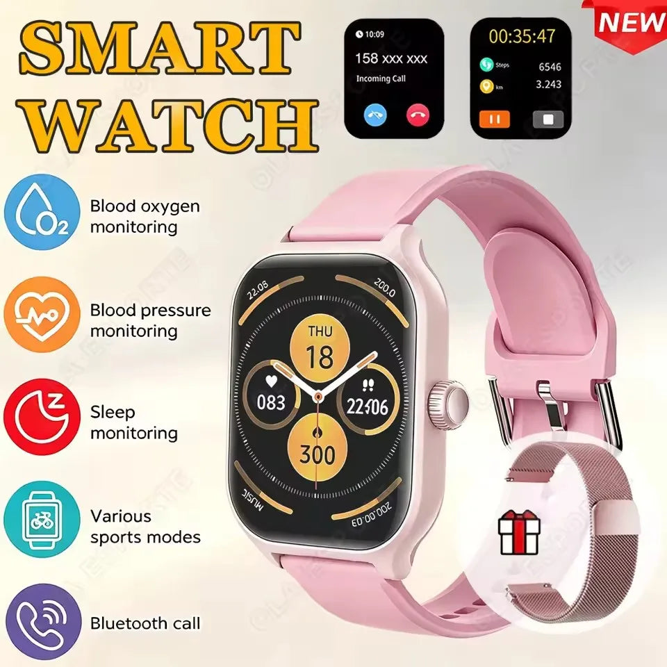 Ola Esporte – Montre ronde OLED 1,4 pouce avec appels Bluetooth