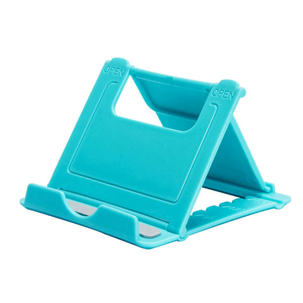 Support de bureau pliable en plastique pour téléphone