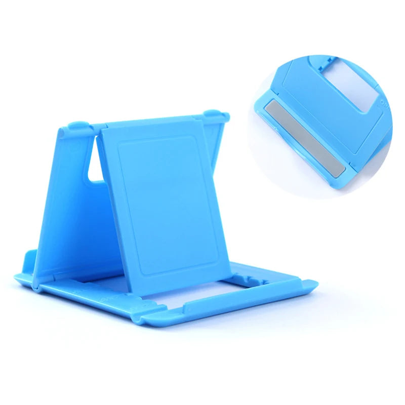 Support de bureau pliable en plastique pour téléphone