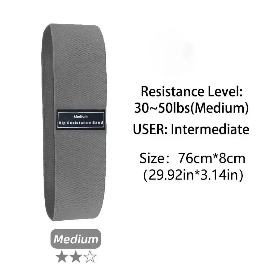 Bandes de résistance fitness en tissu – À l’unité ou lot de 3