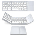 B033 – Clavier Bluetooth pliable avec pavé tactile annoncé, langue au choix