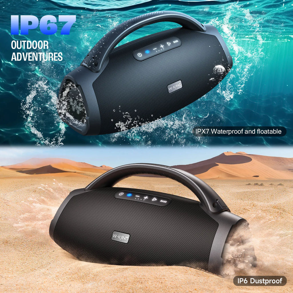 W-KING D20 – Enceinte Bluetooth 5.4 avec fonction karaoké
