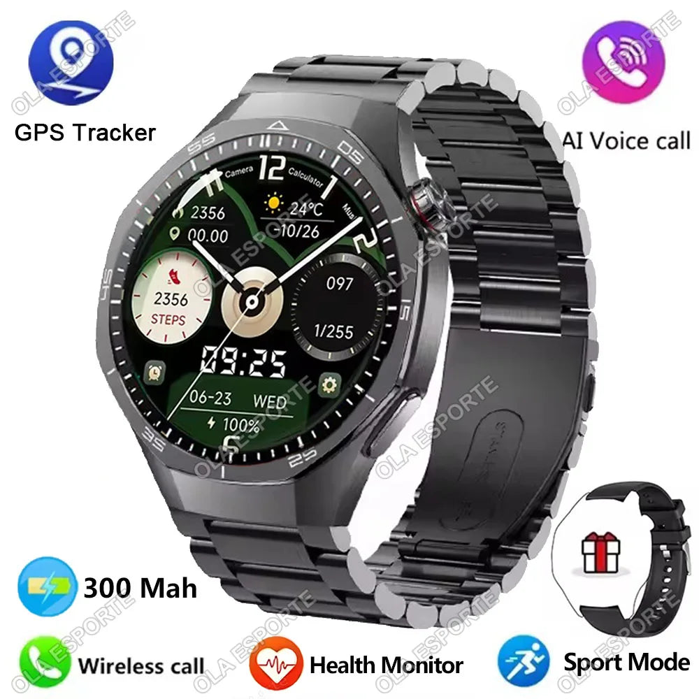 Ola Esporte – Montre ronde 1,52 pouce avec appels Bluetooth