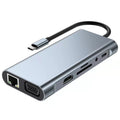 OULLX – Hub USB-C 11 ports avec HDMI, VGA et Ethernet 100 Mb/s
