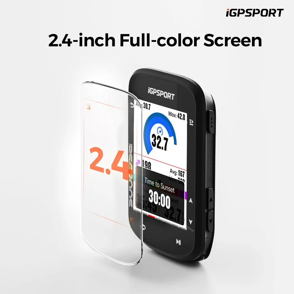 iGPSPORT BSC200S – Compteur GPS vélo sport avec navigation