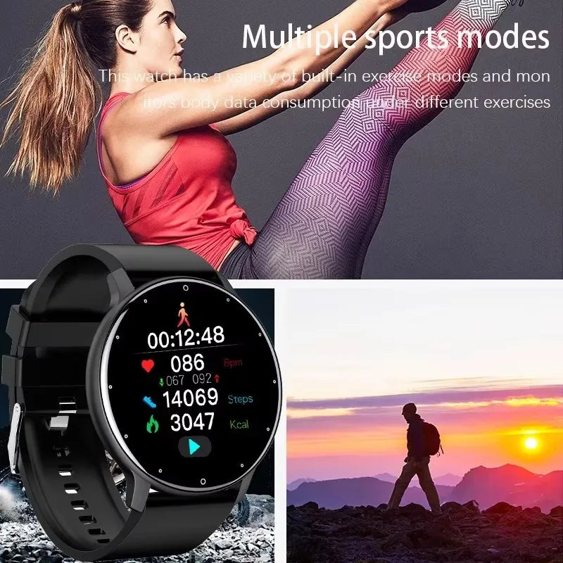 Ola Esporte – Montre connectée ronde avec suivi d’activité